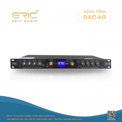 NÂNG TIẾNG ERIC DAC-6G ( MẶT ĐEN)