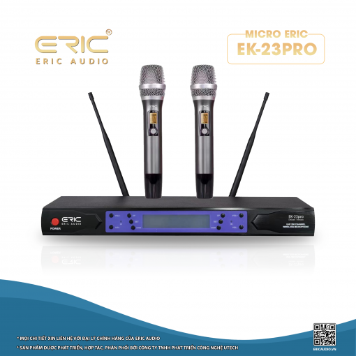 MICRO KHÔNG DÂY ERIC EK-23PRO
